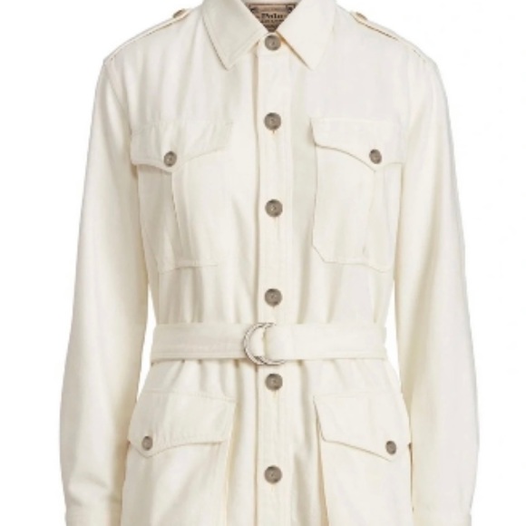 Polo Ralph Lauren- Women’s Twill Safari Jacket - Size XXL - Picture 4 of 7